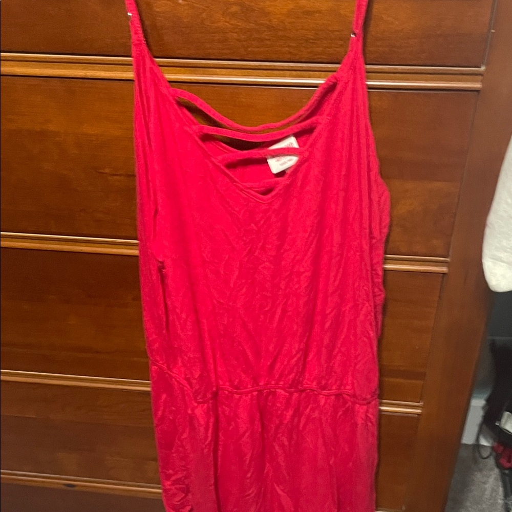 red romper